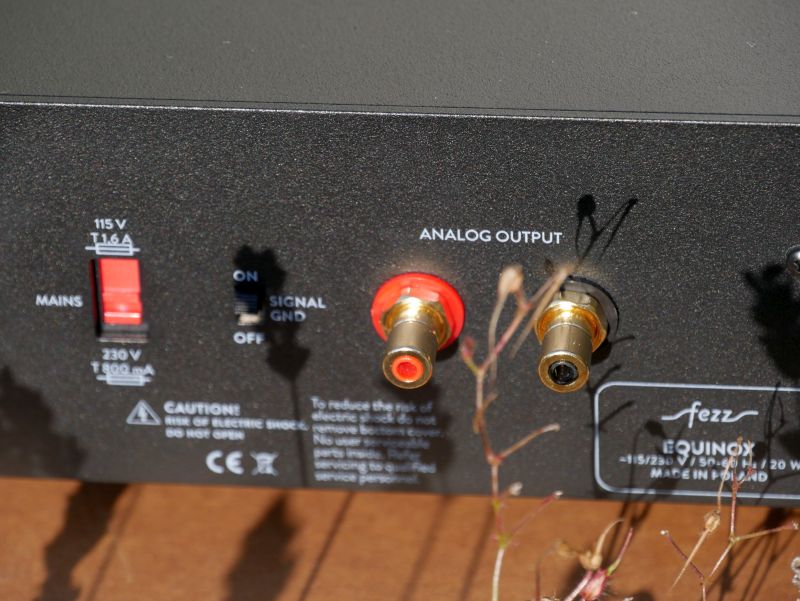 Fezz Equinox Analogausgang mit Groundlift